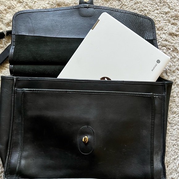 1980's Coach Vintage Lexington Messenger Briefcase Shoulder Bag - Picture 4 of 14